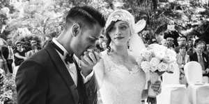 Real Wedding: Italian Riviera Wedding Roaring 20s themed Wedding