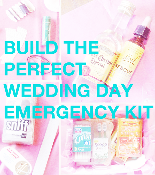 What Did You Need on Your Wedding Day? Bridal Emergency Kit Must
